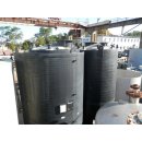 B11434 | PE Kunststoff Säure Lauge Tank Zisterne schwarz 9,7 m³ doppel Tank gebraucht Wassertank