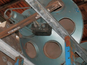 B11503 | Electric Jacob grain silo pipe rotary distributor 6 x DN250, used