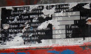 B11527 | Piston pump Airless paint sprayer WIWA Airless 18066-N-F used