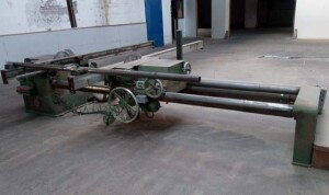B12183 | Doppelablängsäge Platten Aufteilsäge Plattensäge Kreissäge Formatsäge gebraucht