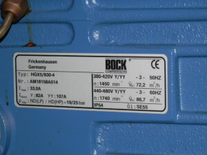 B12243 |  double system refrigeration compressor screw compressor piston compressor double heat exchanger air conditioning systems 2 x 18.5 kW