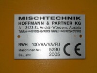 Used stainless steel planetary mixer RWH 100 | B12564